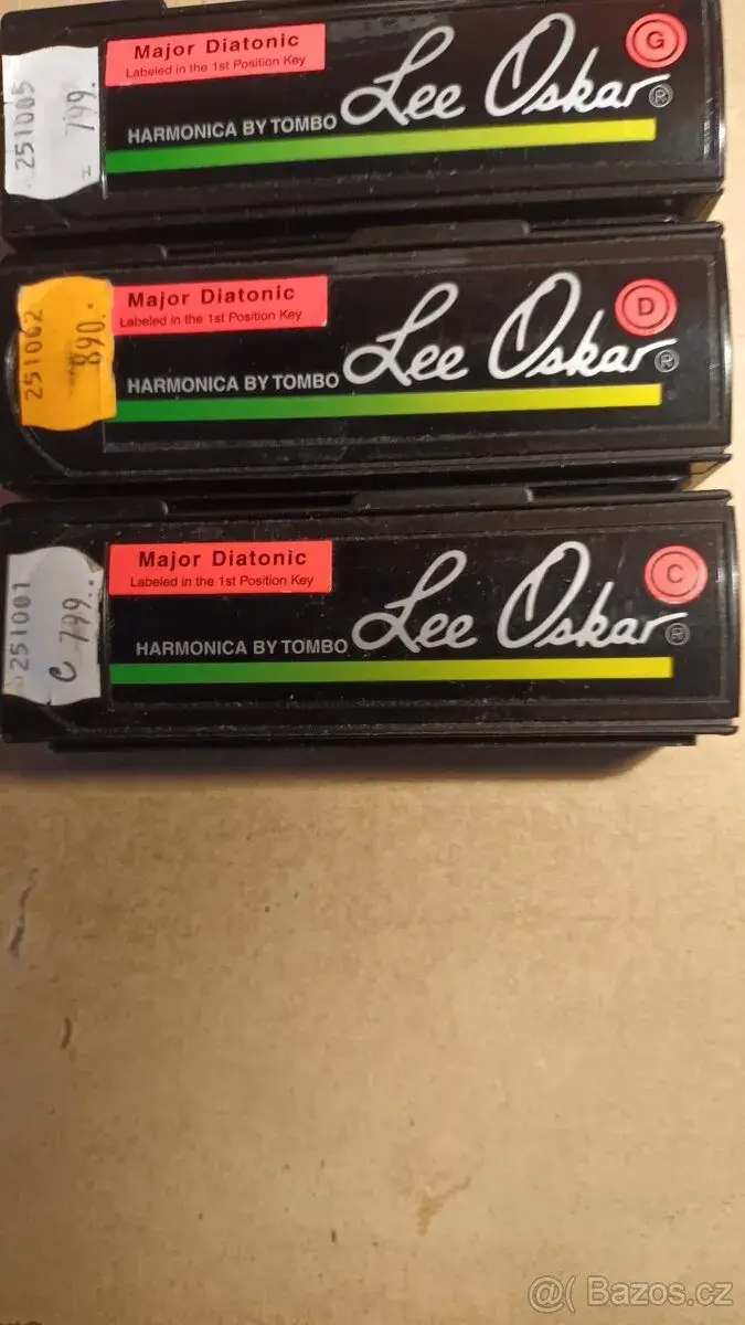 Sadu foukacích harmonik Lee Oskar G,C,D,