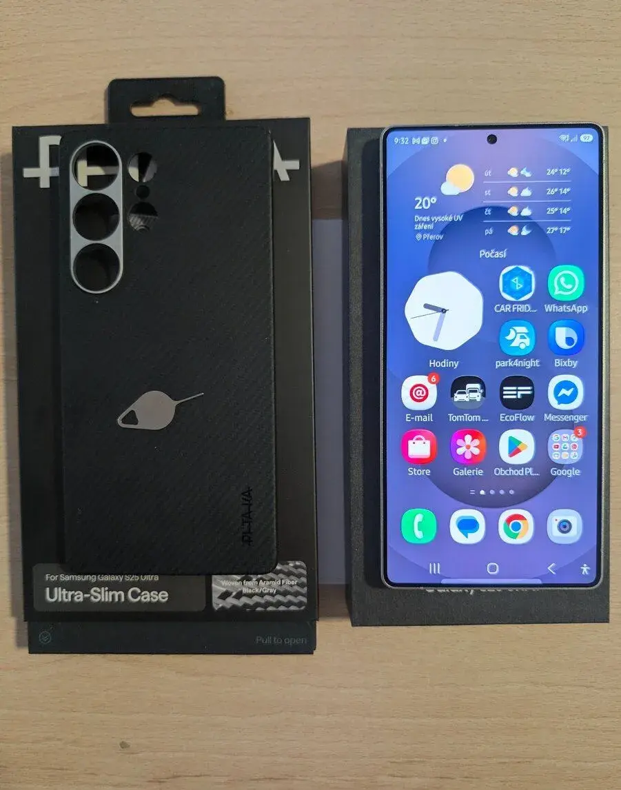 Samsung Galaxy S25 ULTRA 256GB + Pitaka Carbon + UAG