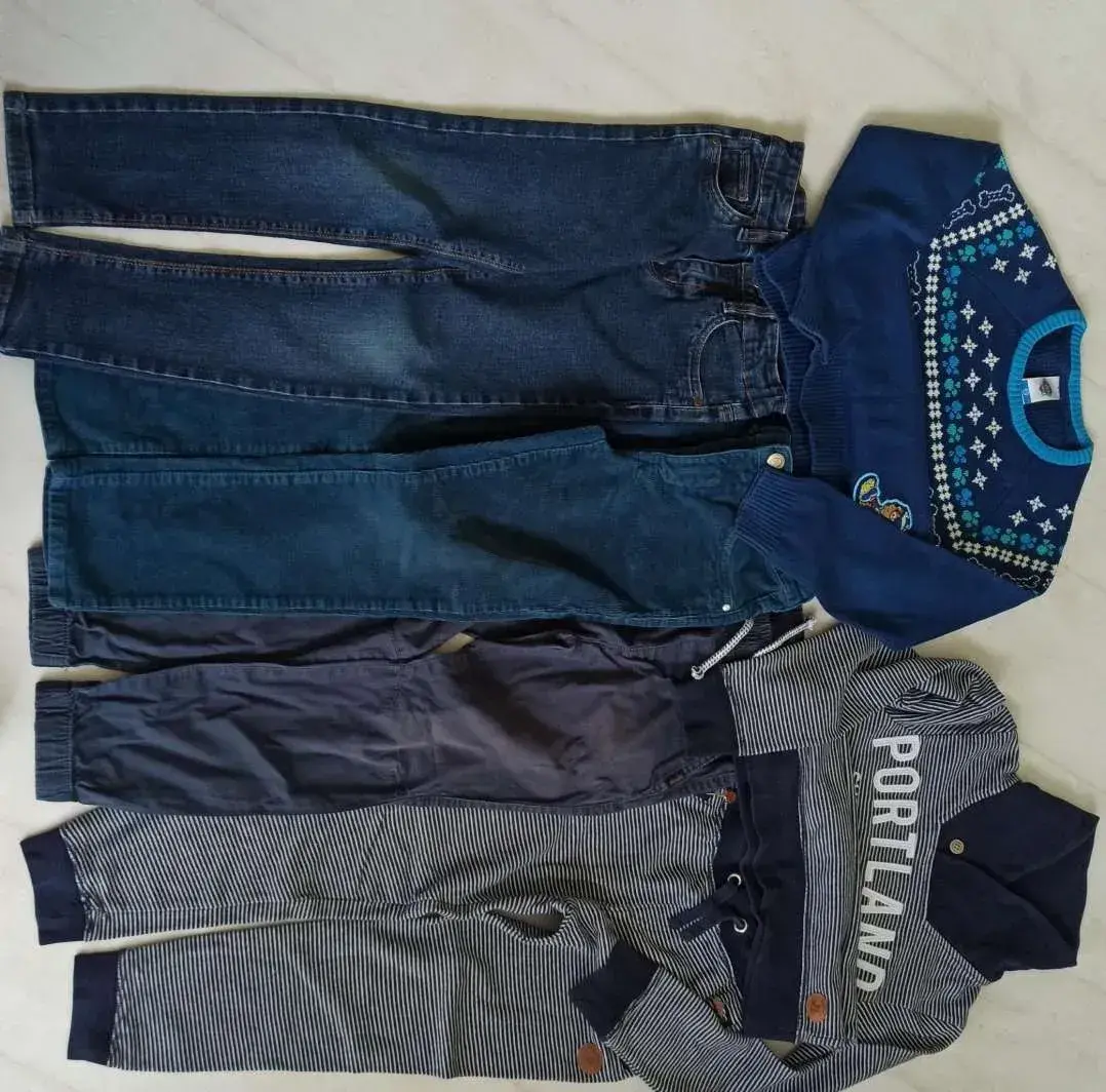 Set Kalhoty + svetr + tepláková souprava HM, vel 134