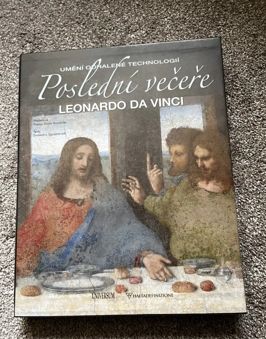Kniha “Poslední večeře, Leonardo Da Vinci…” -NOVÁ