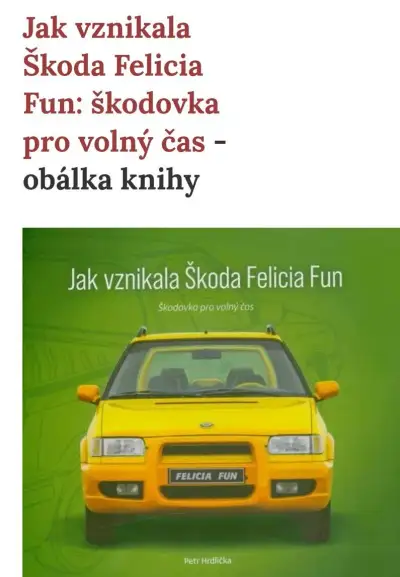 Poptávka - Kniha Škoda Felicia Fun