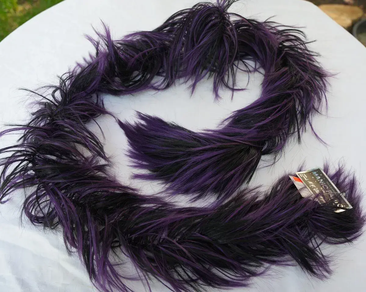 Boa černofialové MANIC PANIC