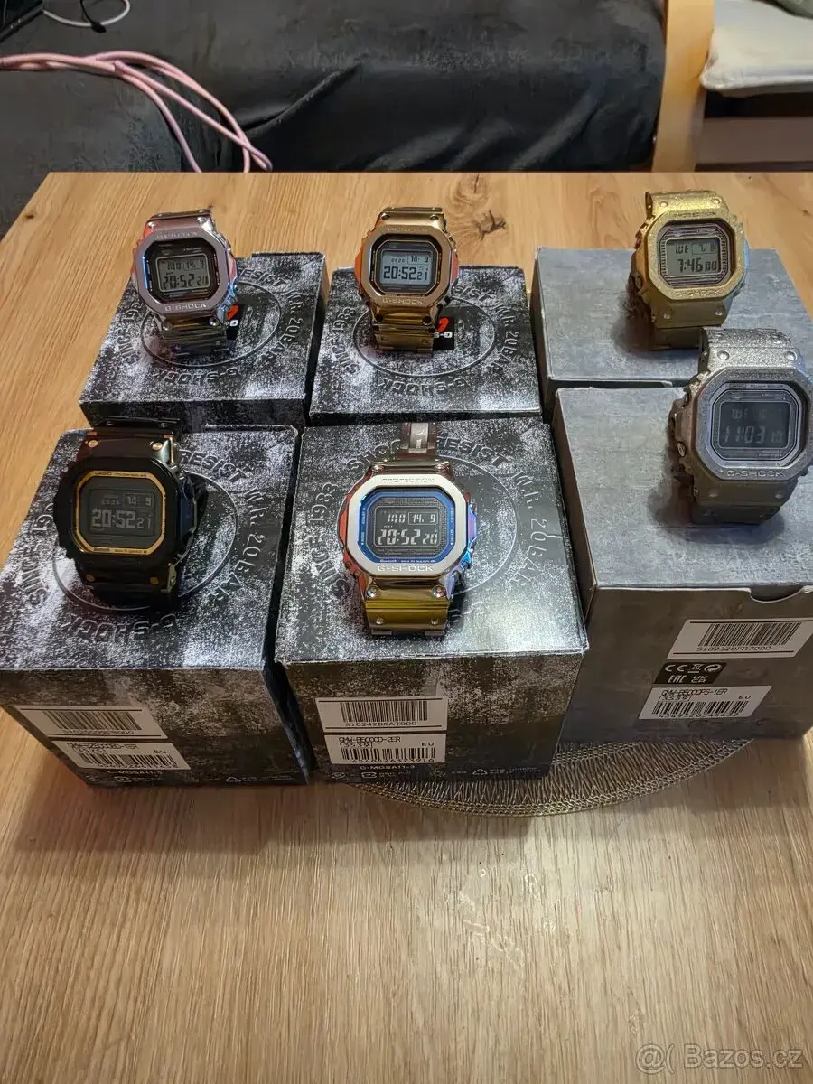 Sbírka prémiových hodinek Casio