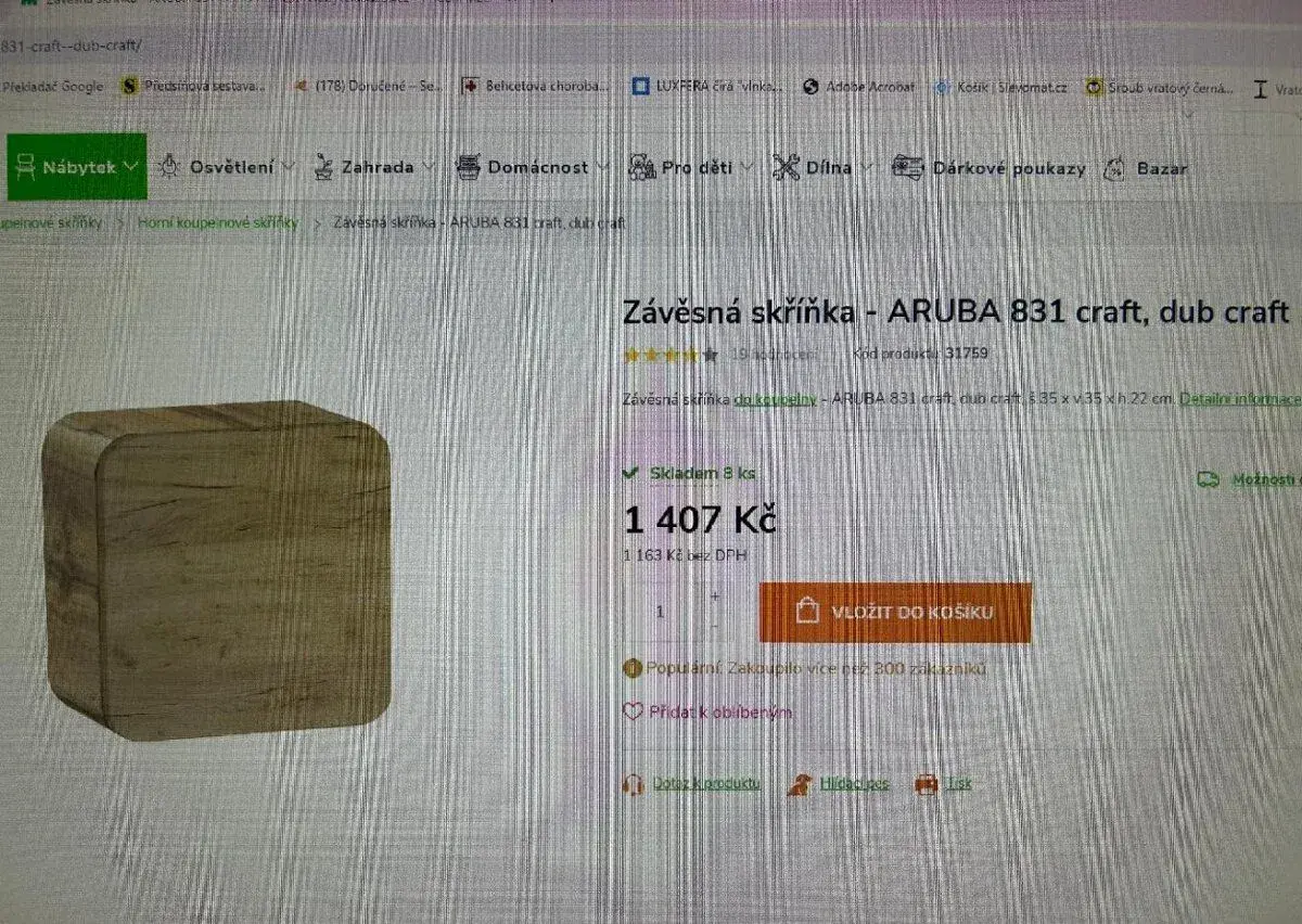 koupelnová skříňka Aruba