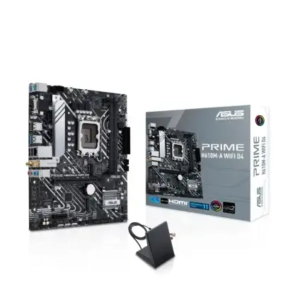 ASUS MB Sc LGA1700 PRIME H610M-A WIFI D4, Intel H610, 2xDDR4