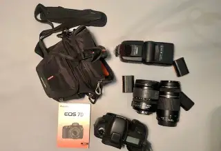Canon 7D a příslušenství