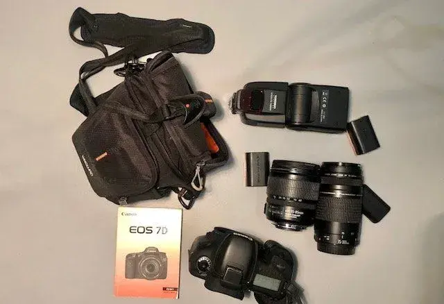 Canon 7D a příslušenství