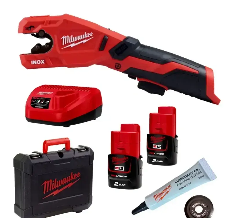 Aku řezák na nerezové trubky Milwaukee RAPTOR™ M12™ PCSS