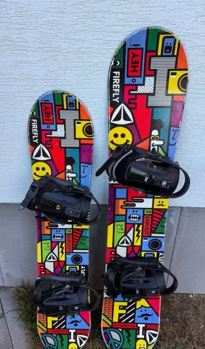 Dětský snowboard FireFly 118cm s vázáním SnowPro
