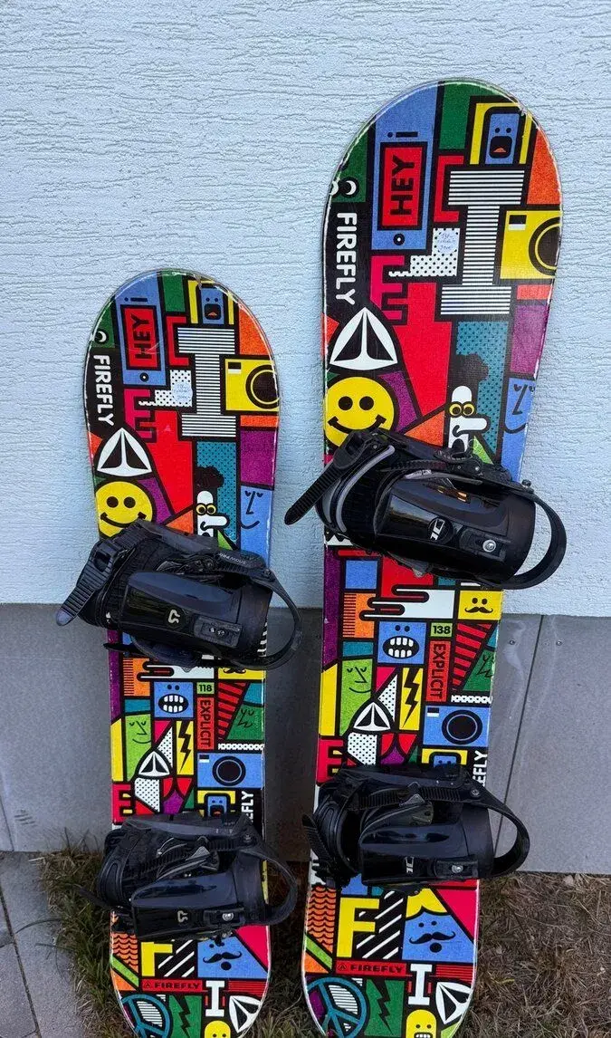 Dětský snowboard FireFly 118cm s vázáním SnowPro