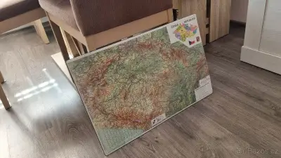 PVC podložka s mapou České republiky