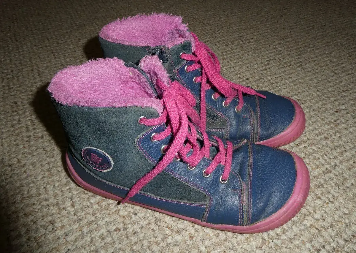 Dívčí zimní barefoot boty Protetika, vel. 34