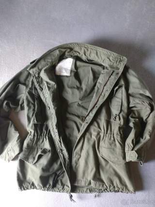 BUNDA PARKA M65 ORIGINAL v.č. VLOŽKY KONTR. 1985