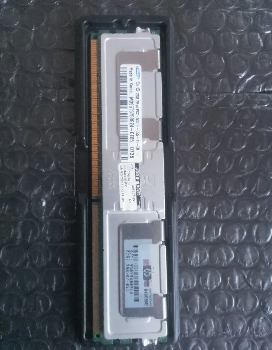 1GB DDR2 PC2-5300F SAMSUNG M395T2953GZ4-CE65