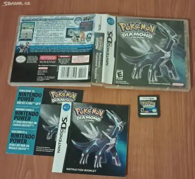 Hry na Nintendo DS, 3DS - Pokemon Diamond, Moon, Ultra Sun,