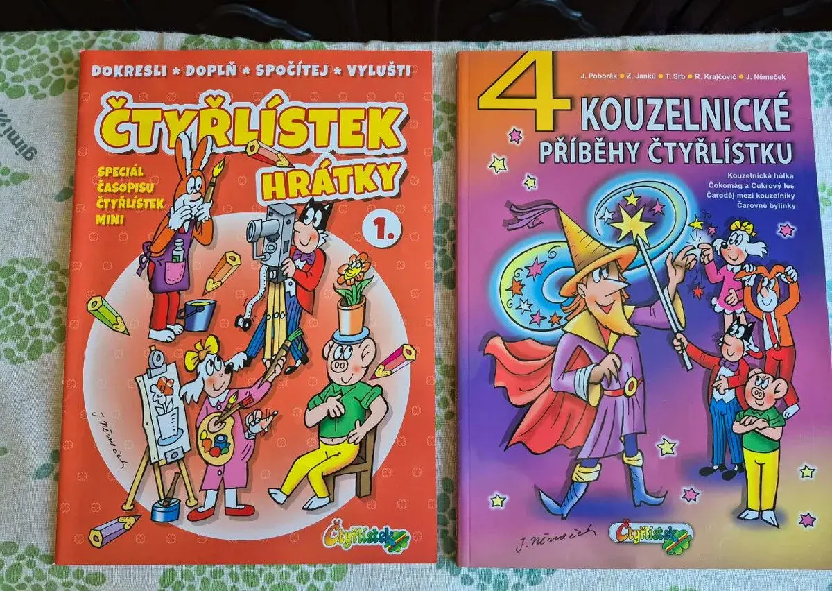 Čtyřlístek hrátky 1 a 4 KOUZELNICKÉ PŘÍBĚHY