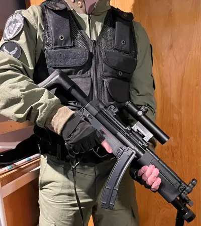 Stargate MP5 airsoft s příslušenstvím