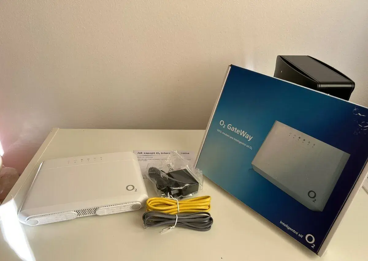 O2 Gateway - VDSL modem/router Zyxel, Wi-Fi 2,4/5 GHz