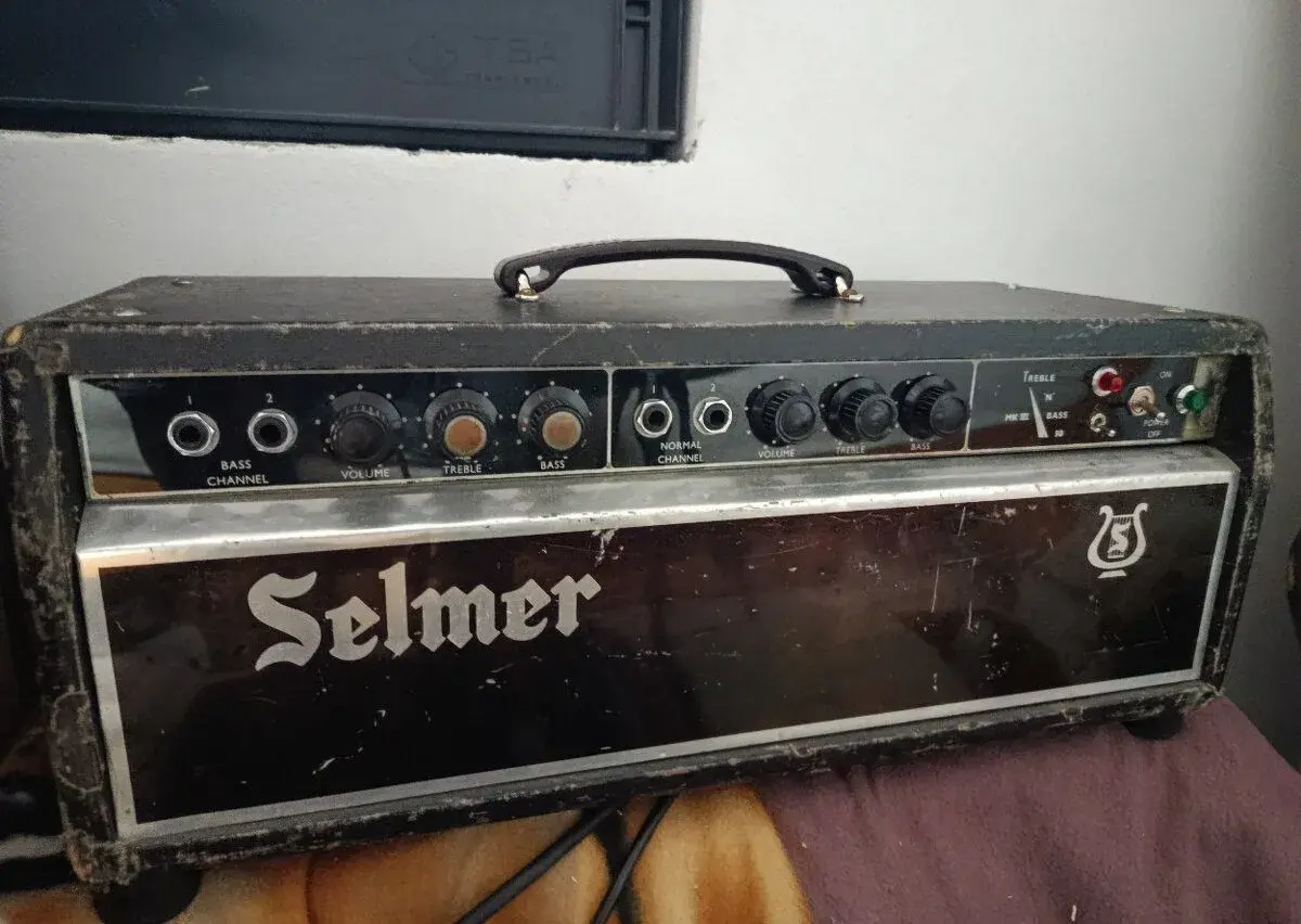 1967 Selmer Treble 'n' Bass 50 MK III zesilovač vintage