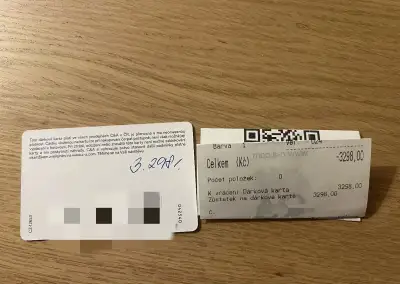 Dárková karta C&A v hodnotě 3298Kč