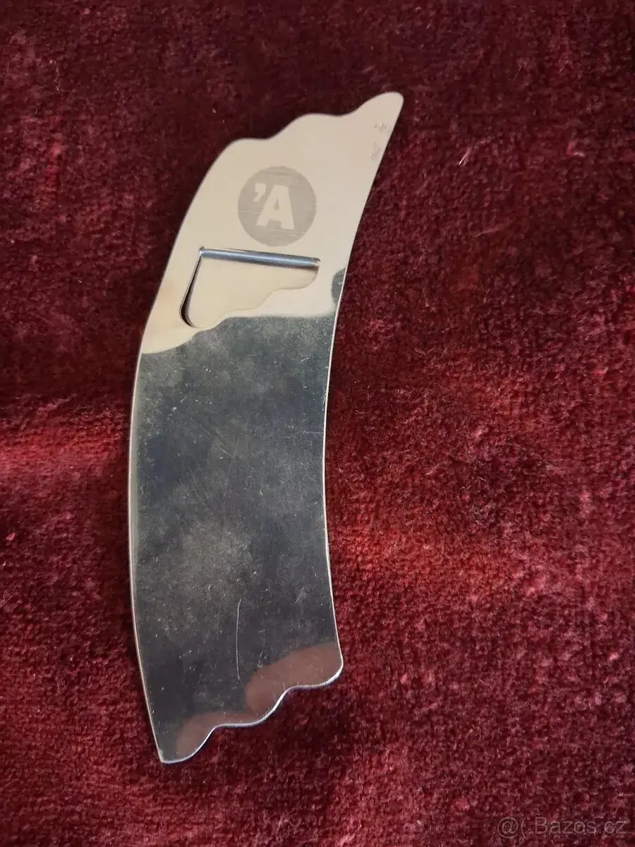 Stříbrná záložka do knihy – Rok 2000 (Milénium), délka 12 cm