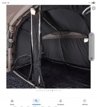 Stan pro 4 osoby, nafukovací prstence