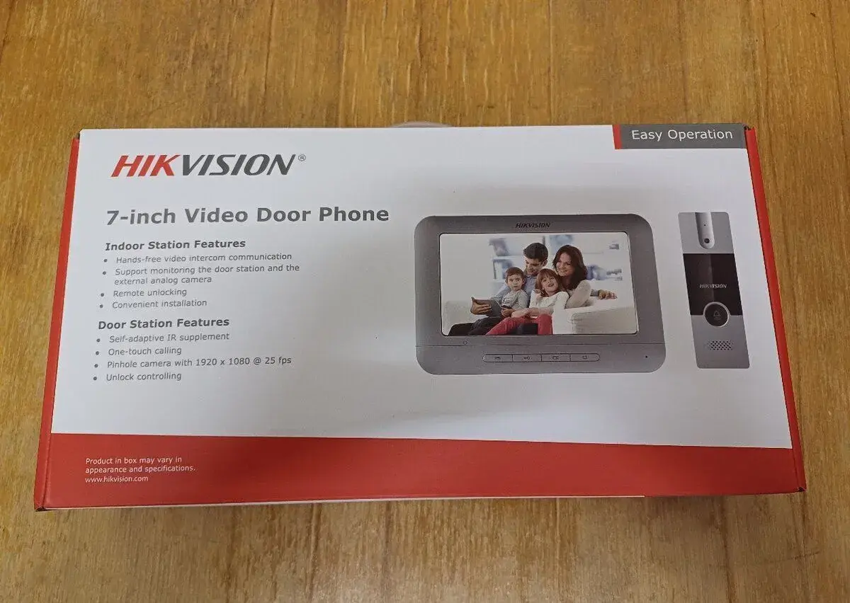 Zvonek domácí video telefon Hikvision DS-KIS202T