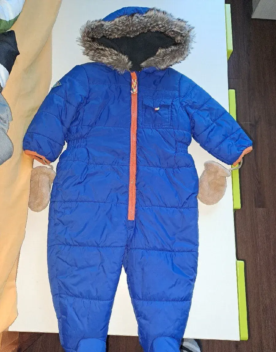 Krásná zimní kombinéza (overal) Vel. 74-80 cm, věk 9-12měs