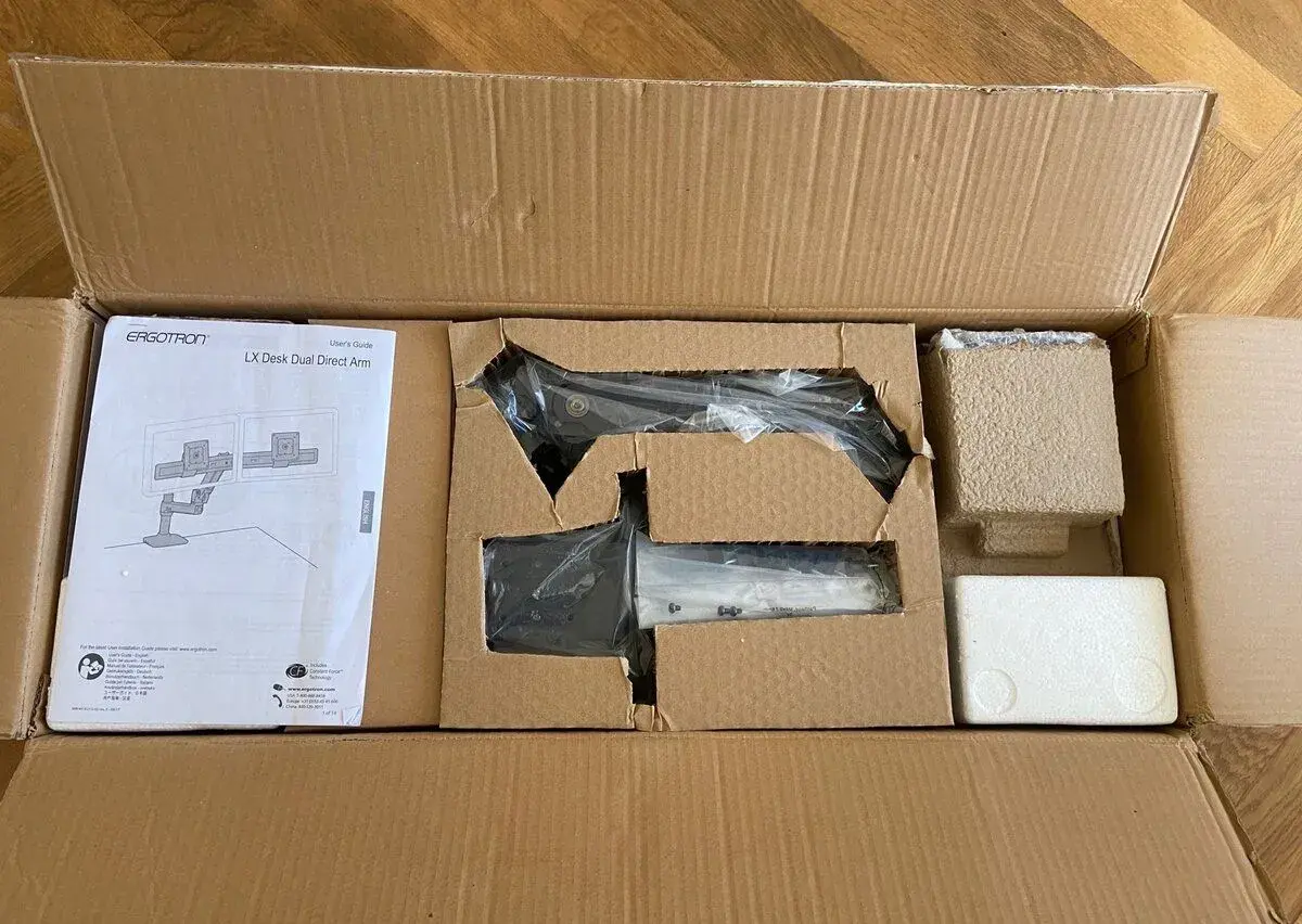Ergotron LX Desk Dual Direct Arm – držák pro 2 monitory