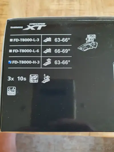 přesmykač Shimano Deore XT FD-T8000 H3