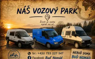 Pronájem obytných dodávek
