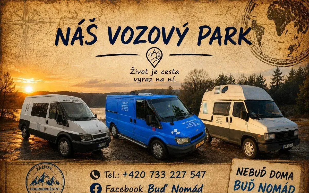 Pronájem obytných dodávek