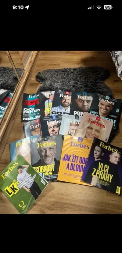 Velká sada časopisů Forbes