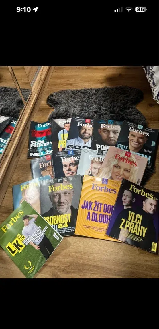 Velká sada časopisů Forbes