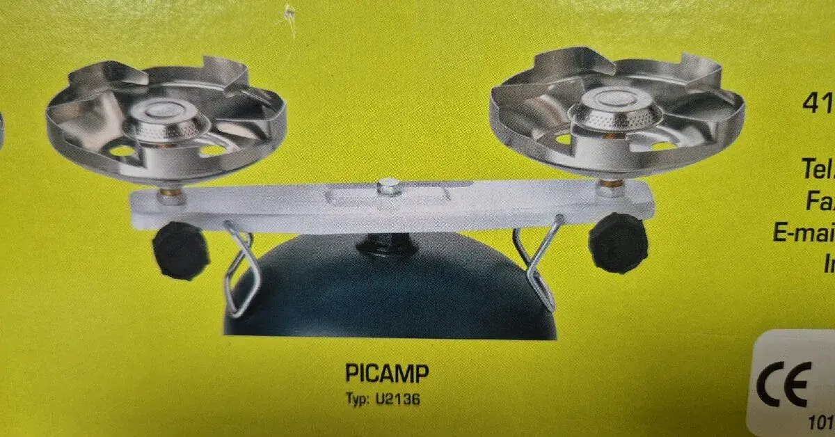 Kempingový propan-butanový vařič Picamp