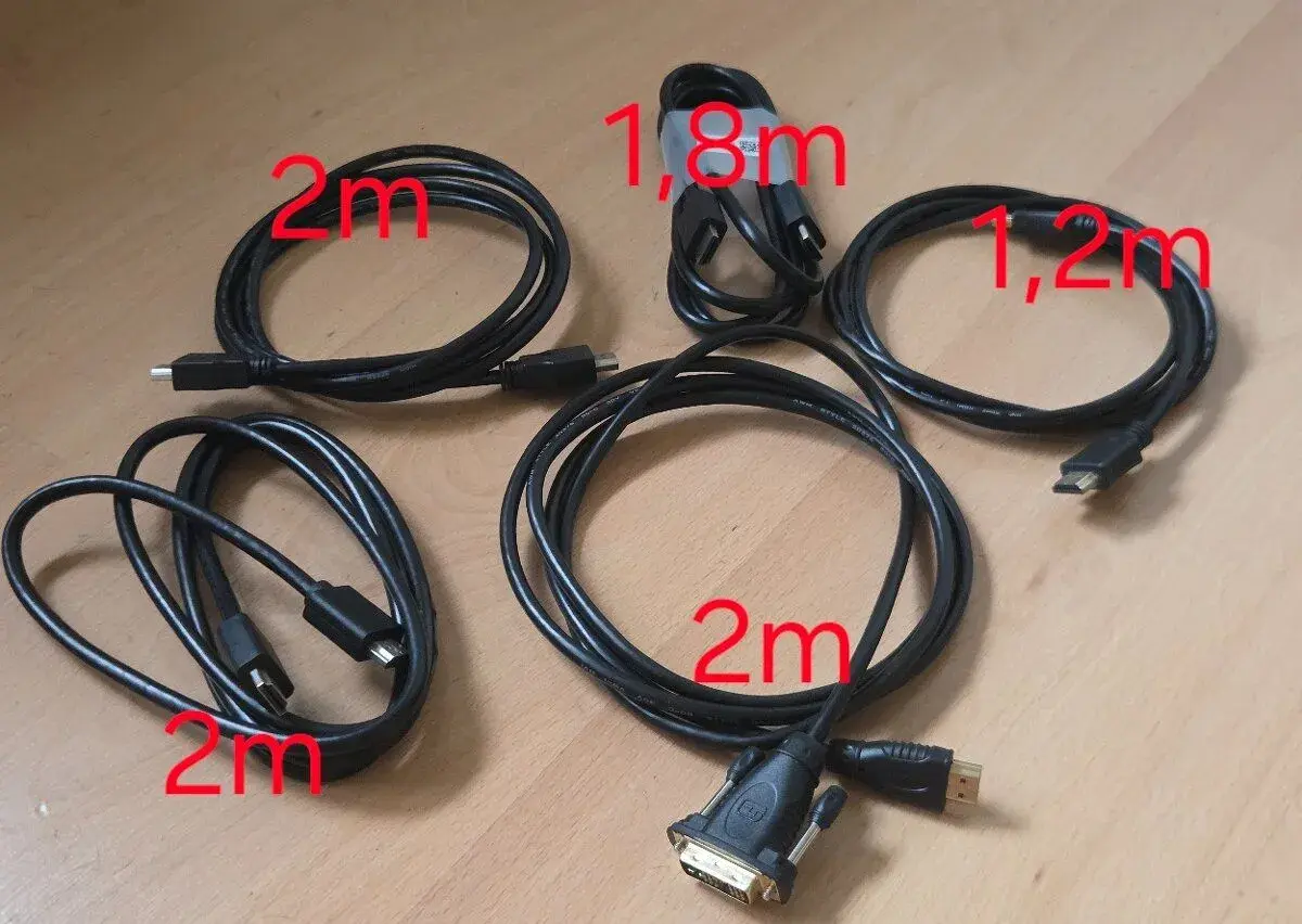 HDMI kabely různé délky