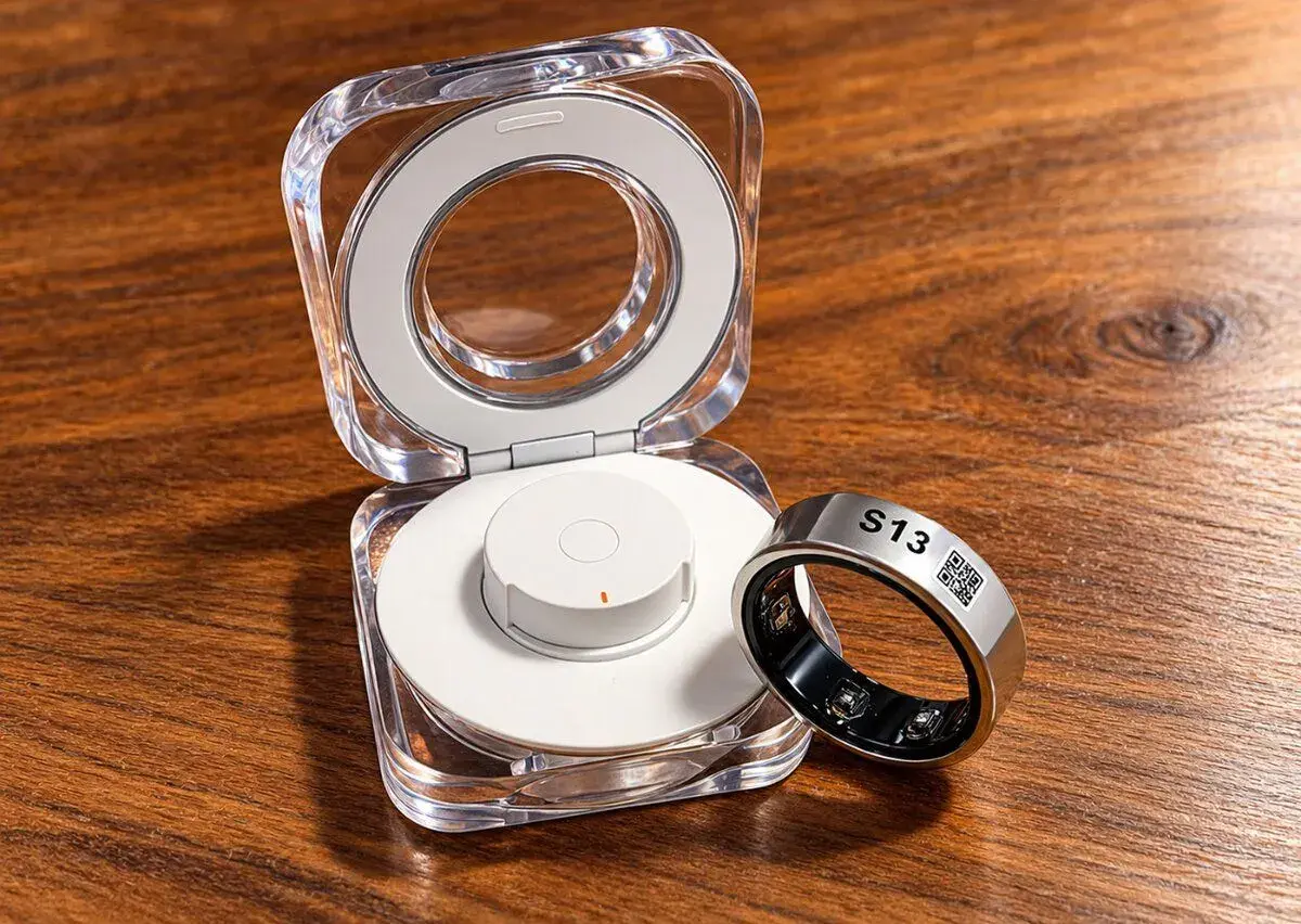 Chytrý prsten Samsung Galaxy Ring, velikost 13, Titan