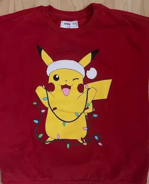 Veselá mikina s Pikachu, vel.140