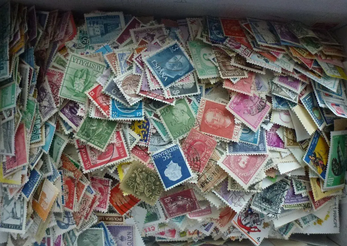 Poštovní známky z celého světa přes 5000 ks