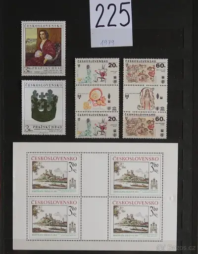 Známky Československo II – E