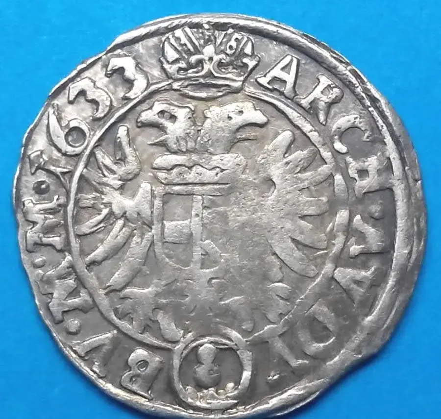 Stará mince Čechy r. 1633