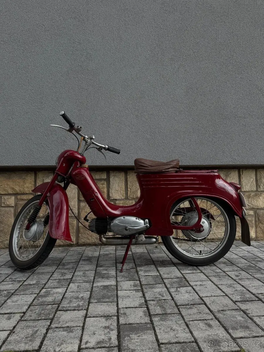 Jawa 555 – původní stav, pojízdná, TP