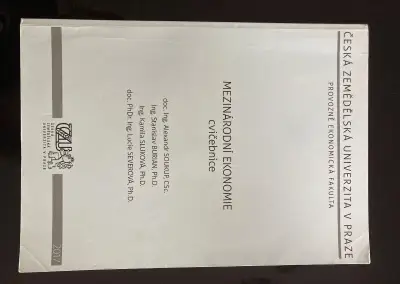 Cvičebnice mezinárodní ekonomie ČZU