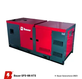 Dieselový generátor BAUER GFS-80 ATS 80 kW / 100 kVA