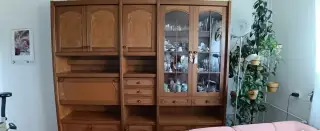 Obývací stěna a rohová sedačka