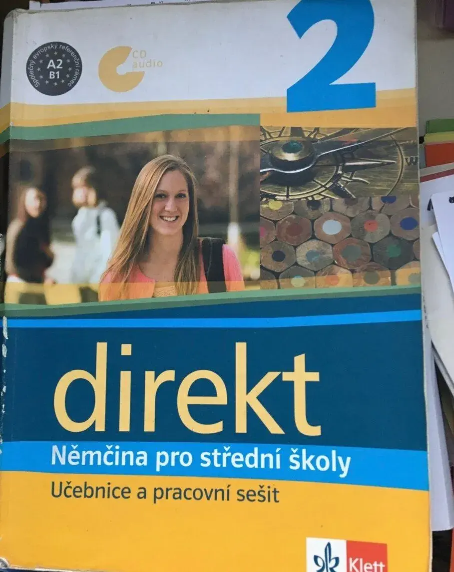 Učebnice+prac. sešit němčiny DIREKT 2 pro SŠ