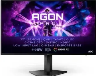 AOC AGON PRO AG276QZD WOLED.