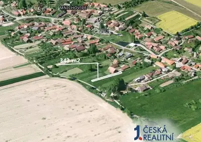 Zahrada 343 m², Podíl 50 % o výměře 172 m²