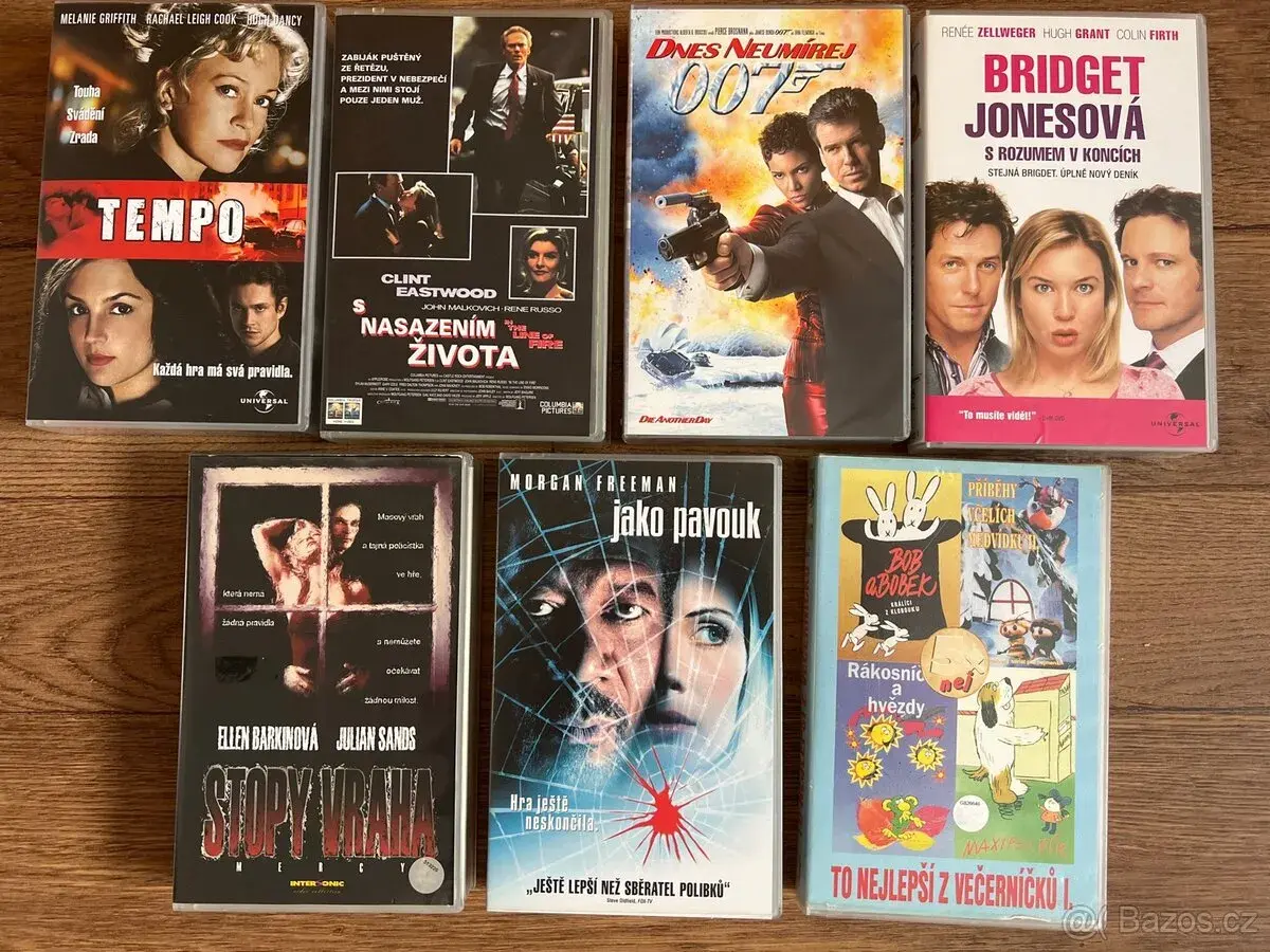 7x ORIGINÁL VHS