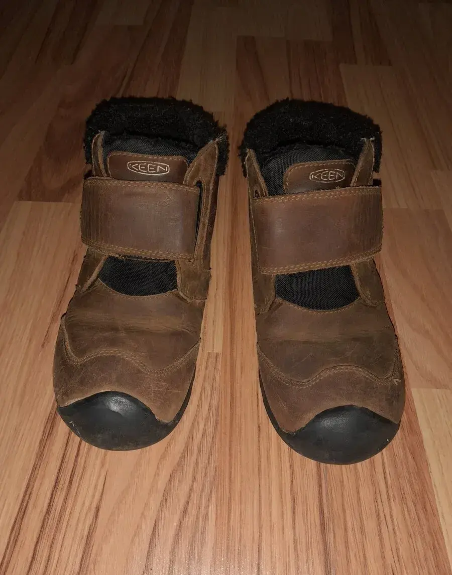 Kožené kotníkové zimní boty Keen Kootenay, US 3, vel.34